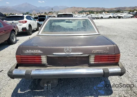 1982 Mercedes-Benz 380 Sl from USA, damaged, VIN WDBBA45A1CB011319